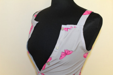 Bluza cu fluturi – retro anii ’90 - Img 5