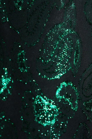 Bluza de ocazie Fink Modell bicolor verde‑negru – retro anii ’80 - Img 5