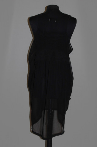 Bluza din voal negru – vintage minimalist - Img 2
