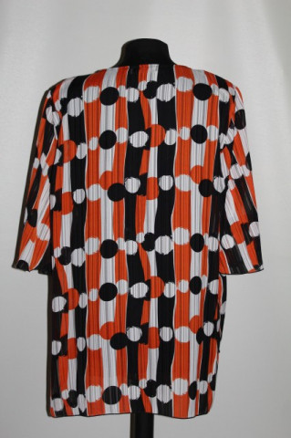 Bluza dungi si buline portocalii anii '90