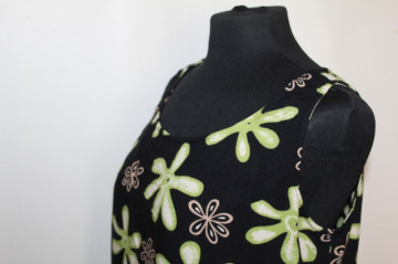 Bluza flori verzi anii '90