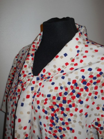 Bluza vintage model geometric "Daxon" anii '70