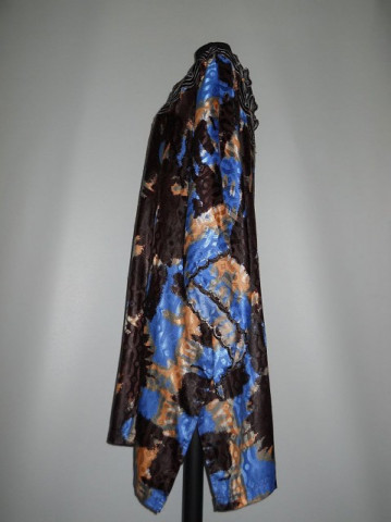 Caftan vintage decupaje florale anii '60 - '70