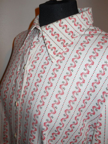 Camasa print popular stilizat anii '70