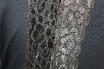 Cardigan gri Naf Naf – vintage anii ’90, casual chic - Img 5