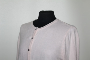 Cardigan roz deschis – vintage anii ’90, casual chic - Img 4