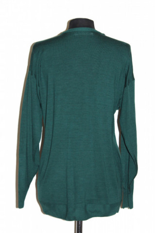 Cardigan verde Burberry anii 80