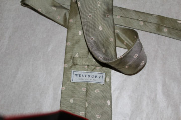 Cravată kaki Westbury anii 70