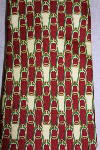 Cravata "Renato Balestra" print curele anii '80