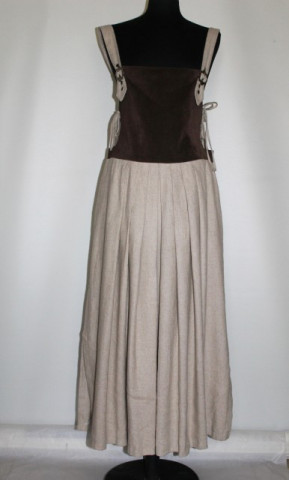 Dirndl bust piele intoarsa anii '80