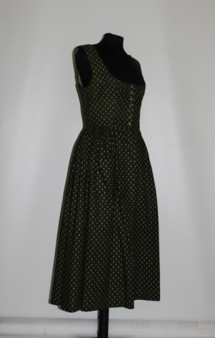 Dirndl vintage verde muschi anii '70