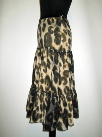 Fusta animal print anii '90