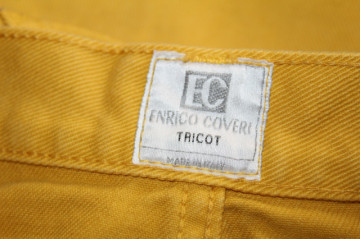 Fustă denim Enrico Coveri galben muștar – retro‑chic anii ’90 - Img 7
