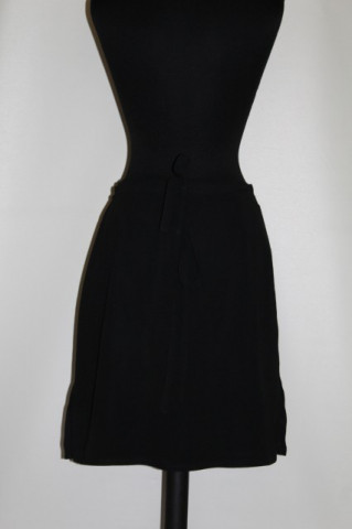 Fusta din chiffon negru anii '90