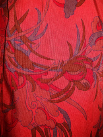 Fusta din doc print floral anii '80