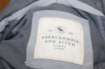 Hanorac gri Abercrombie & Fitch