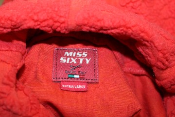 Helancă corai Miss Sixty anii ’90 – tricot geometric, guler turtleneck - Img 6