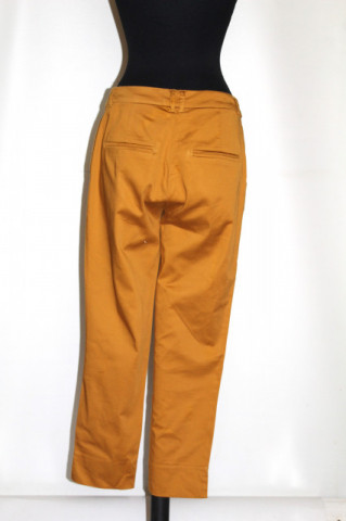 Pantaloni capri muștar – casual retro - Img 2