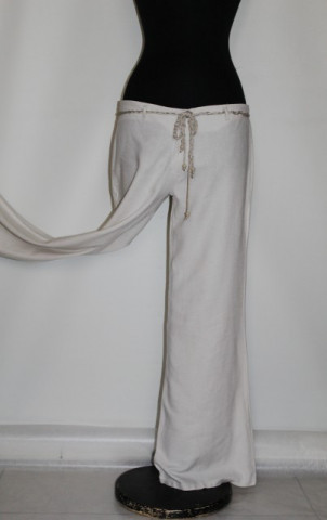 Pantaloni crem "Ovidiu Cavaleru"