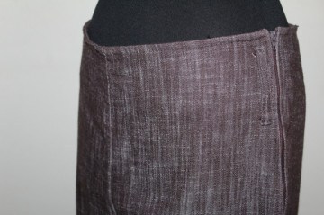 Pantaloni maro palazzo anii 90