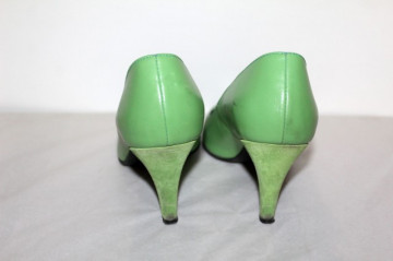 Pantofi verde măr Sepala by Mihaela Glăvan