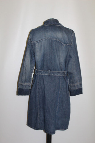 Pardesiu din denim vintage Repeat – anii ’90, casual retro - Img 5