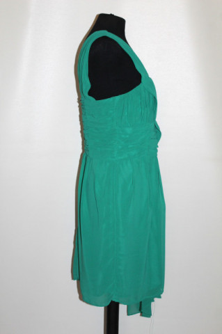 Rochie de ocazie verde smarald – retro repro anii ’80 - Img 2