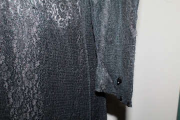 Rochie de seară vintage din dantelă neagră – anii ’60 - Img 8