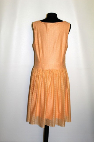 Rochie din dantelă portocalie repro anii 60