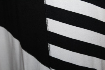 Rochie dungi alb cu negru anii '90
