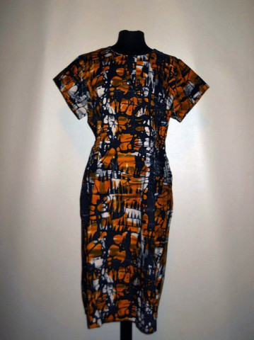 Rochie print abstract anii '50