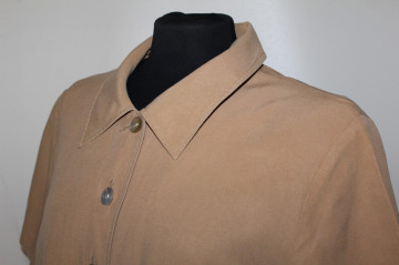 Rochie retro stil safari anii ’90 – bej-caramel, Marks & Spencer - Img 6