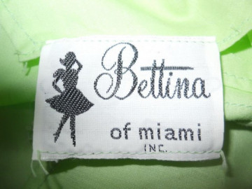 Rochie vintage "Bettina of Miami" anii '50