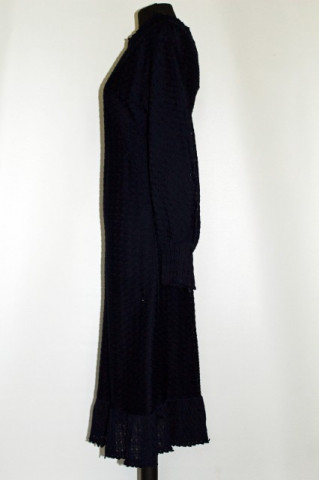 Rochie vintage dantela bleumarin anii '50