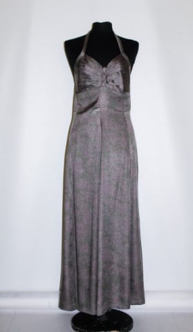 Rochie vintage de seara model tip "halter dress" anii '30 - '40