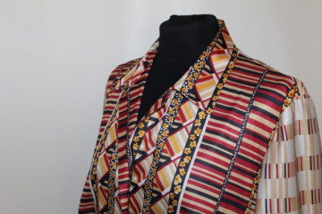 Rochie vintage dungi si flori anii '80