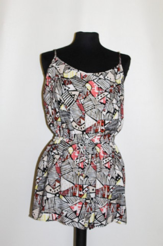 Salopeta print geometric repro anii '70