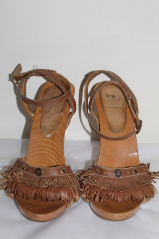 Sandale franjuri Just Cavalli