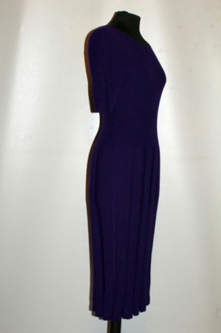 👗 Titlu atrăgător Rochie din tricot Ralph Lauren violet-cardinal – retro chic designer - Img 4