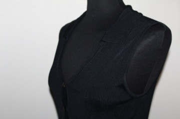 Bluza din tricot negru repro anii '60