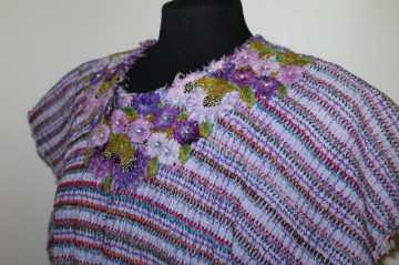 Bluza hippie din tapiserie violet – vibe boem anii ’70 - Img 5