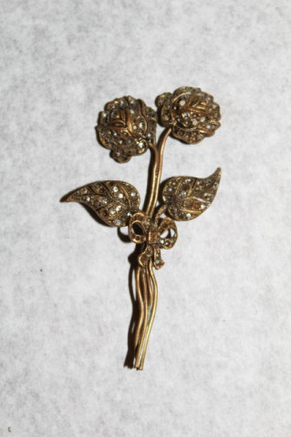 Brosa buchet floral perioada victoriana cca. 1870 - 1880