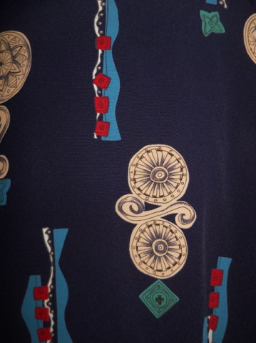 Camasa retro print abstract anii '80