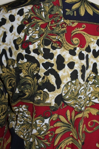 Cămașă retro print vegetal & animal – anii ’80-’9 - Img 4