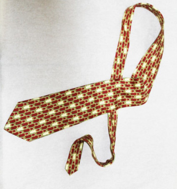 Cravata "Renato Balestra" print curele anii '80