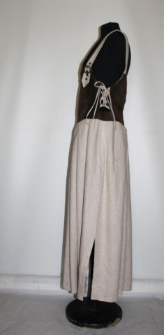 Dirndl bust piele intoarsa anii '80 - Img 2