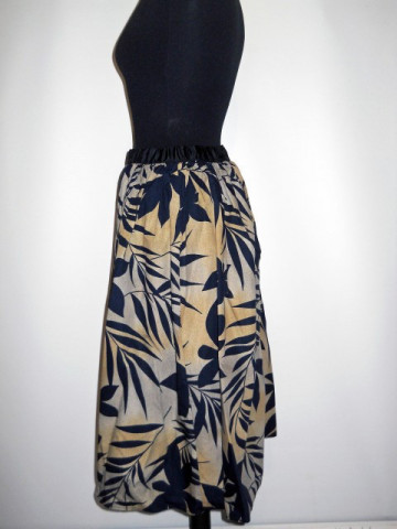 Fusta retro jungle print anii '80