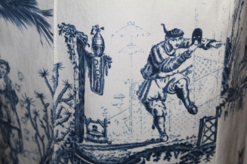 Fustă vintage din Toile de Jouy – retro anii ’80‑’90 - Img 6