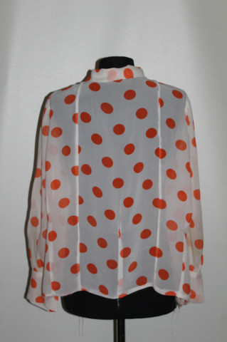 Jachetă buline portocalii anii 30