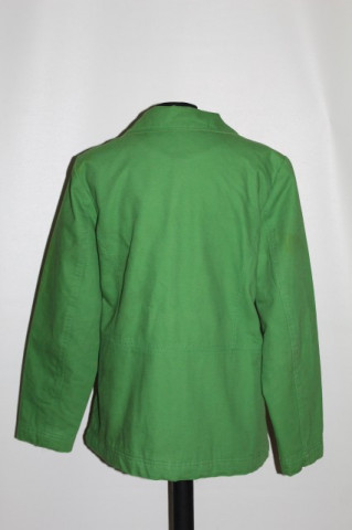 Jacheta denim verde acid anii '90
